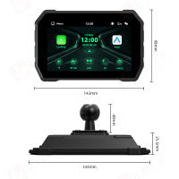 EKIY Navegación GPS Para Motocicleta 5 Pulgadas Pantalla Portátil Con Carplay Y Android Auto Diseño Nuevo MOTO Display - details 15