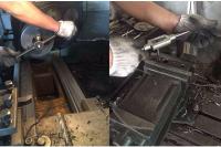 Métricas grifos y muere conjunto 40 unidades m3 M12 acero flauta grifos kit Hilos muere tornillo extractores - details 3