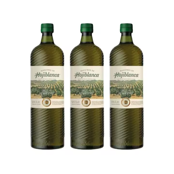 Aceite de oliva virgen extra Maestros de Hojiblanca 3 unidades de 1 l - 1