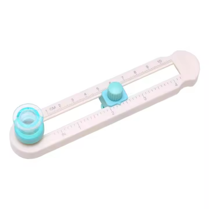 Cortador De Círculos Ajustable De Compás Para Papel Durable Y Seguro Accesorio De Arte Para Scrapbooking Y Fotos Pequeño Y Portátil - 1
