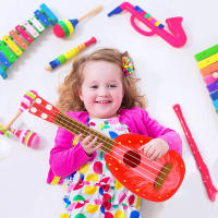 Ukelele Mini De Plástico Estilo Fruta Instrumento De Cordas Para Principiantes Juguete Divertido Para Niños Dibujo Animado Educativo TMZ - details 2