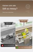 Organizador Multifuncional De Esponjas Para Cocina Estante Colgante Para Fregadero Almacenamiento De Paños Y Detergente - details 2