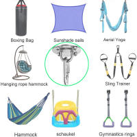 Gancho De Suspensión De Acero Inoxidable 304 Para Hamaca Y Gimnasio Anclaje Para Techo Kit De Colgaje Aéreo Herramienta De Metalworking - details 3