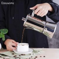 Cafetera espresso de Cocina Easyworkz de Maple inoxidable, cafetera italiana, cafetera Moka De inducción. - details 4