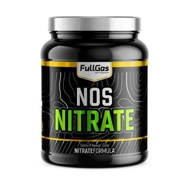 FULLGAS - NOs Nitrate (Fórmula de Nitratos pre-competición) - 370g -Fórmula pre-competición definitiva a base de citrulina malato, extractos de plantas, minerales y vitamina C. - 1