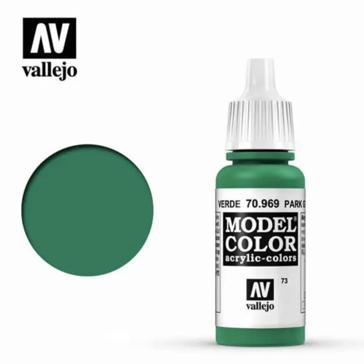 Vallejo Verde Parque Mate 17ml - Colores Acrílicos Inodoros y Resistentes - 1