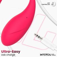 IntoYou Bulby – Huevo Vibrador Inteligente Rosa con APP, Silicona Suave y Control Remoto - details 5