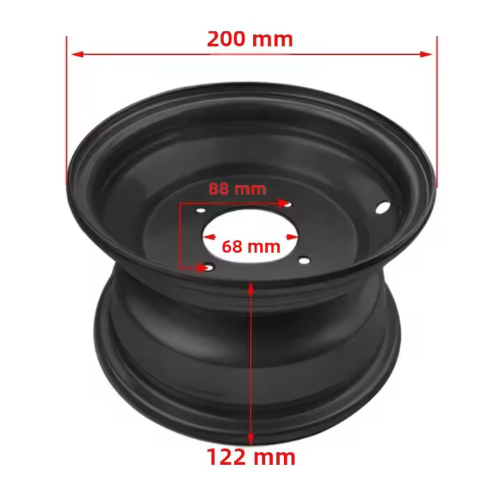 Rueda De Alta Calidad De 7 Pulgadas 16x8-7 Para ATV Buggy Quad Motocicleta De Playa Accesorios De Neumáticos Y Ruedas Delanteras O Traseras - 1