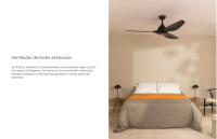CREATE - Ventilador de Techo 90W Silencioso XL Ø163 cm - 3 velocidades - Sin WiFi - WIND SAIL - details 1