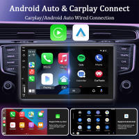 Radio De Coche De 7 Pulgadas Con Android Auto CarPlay Estéreo Multimedia Cámara Trasera FM BT HD RCA SWC SD AUX Universal 1 Din Mirror Link MP - details 1