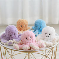 Peluche De Octopus Simulación Colgante Juguetes De Animal Suaves Dolly De Octopus Kawaii Para Decoración Del Hogar Y Regalo De Cumpleaños Para Niños - details 0