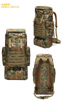 Mochila de Tela Oxford de 65L para Exterior, mochila táctica de camuflaje para senderismo, mochila de montañismo, mochila de viaje para parampar para helbres - details 14