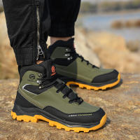 Botas Impermeables Para Hombre Seguridad Puntas De Acero Indestructibles Botas De Construcción Protección Antipinchazos Suela De Goma Material Superior Synético - details 10