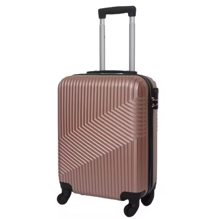 50x35x20cm Maletas de Viaje Rígidas ABS, 22" Maletas de Viaje, Ampliable Trolley Cabina Ligero Duradero con 4 Ruedas Dobles Giratorias y Cierre - 1