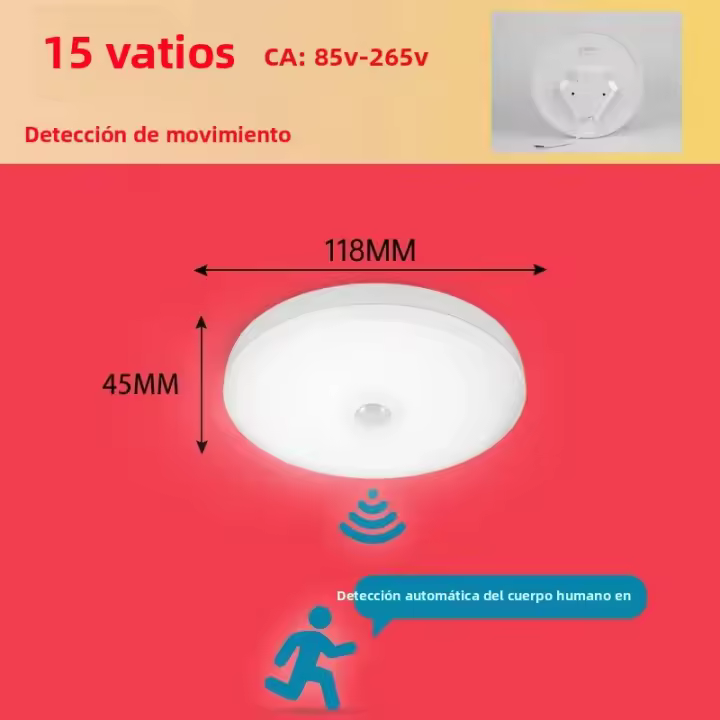Lámpara De Techo LED Moderna 220V Para Decoración De Habitaciones Y Cocinas Iluminación Interior 15W 20W 30W 50W Color Blanco Frío 6500K/Warm White 3000K - 1