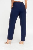 PANTALÓN DE VESTIR CON GOMA- Pantalón de Vestir Mujer con Goma Largo, Primavera Verano para Mujer - details 4
