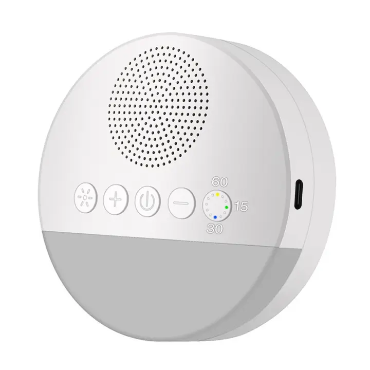 Ruido Blanco Para Dormir Ajustable Con 6 Sonidos Suaves Y Luz Nocturna Para Todas Las Edades Monitores De Sueño Para Bebés - 1