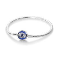 Pulsera De Plata Esterlina 925 Con Estrella Luna Mariposa Corazón Y Puño De Zirconia Para Mujer Pulsera De Moda Para Fiestas Y Joyería DIY - details 24