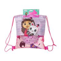 Mini Mochila Infantil Preescolar La Casa De Muñecas De Gabby + Toalla Gabby Para Playa + Gorra Gabby  - Cerdá - details 10