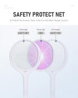 Lampara Eléctrica Repelente De Mosquitos Con Trampa UV Rotativa De 90 Grados Y Palanca Extensible Para El Verano Asesina De Moscas - details 7