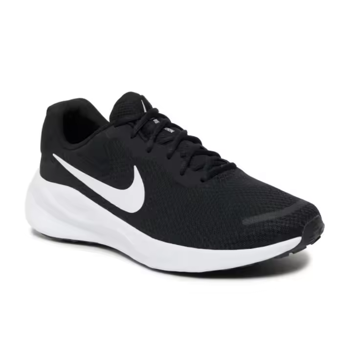 Zapatillas Nike Revolution 7 Negro Blancas Fb2207-001 Running Hombre - 1