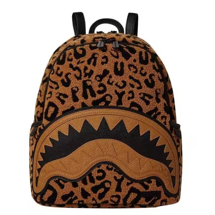 Mochila peque?a Sprayground 910B6899NSZ Chenille Cheetah Savage - 1