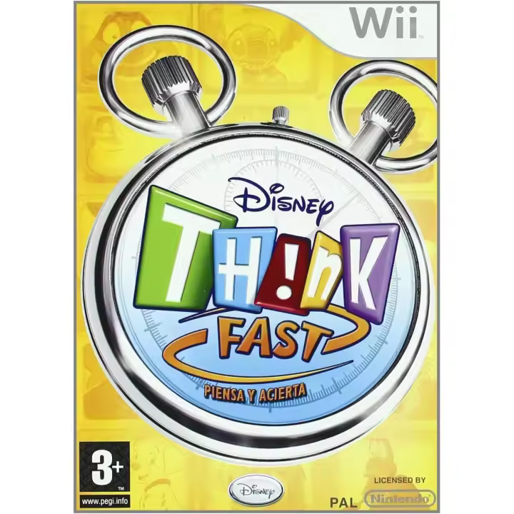 Disney Think Fast (Selects) Juego para Consola Nintendo Wii [PAL ESPAÑA] - 1