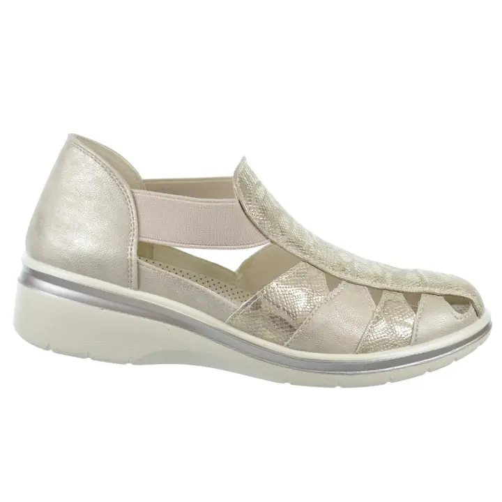 Amarpies 26316 Zapato Confort estilo Sandalia Cuña Mujer - 1