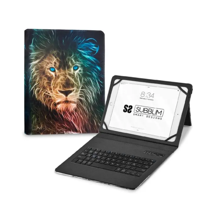 Funda + teclado subblim keytab pro 11 pulgadas trendy leon -  Recíbelo en 2-3 días laborables - 1