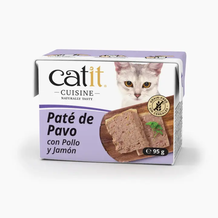 Catit Paté para gatos Catit Cuisine Sabor: Pavo con Pollo y Jamón - 1