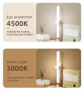 Lámpara De Mesa LED Con Reloj Y Alarma Luz De Lectura USB Recargable Para Cabecera Y Armario Cuidado Ocular Magnético Moderno - details 9