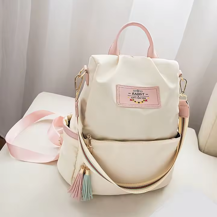 Nueva Mochila De Hombro Para Mujer De Alta Calidad Gran Capacidad De Oxford Saco De Mano Color Túnel Mochila De Mujer - 1