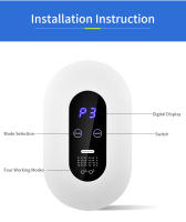 Purificador De Aire Portátil saengQ Generador De Ozono Anión Para Limpieza Y Desinfección Del Hogar Neutralizador De Olores Con Filtro De 50m³/h 500w 220V - details 16