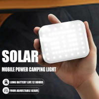 Lámpara Portátil BALDR Para Camping Con Carga Solar Capacidad Grande 4000mah Pantalla Inteligente Impermeable ABS Luz LED Para Exteriores - details 14