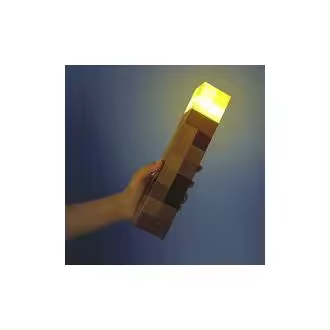 SOMY Minecraft juego Led antorcha escritorio lámpara de noche luz de noche decoración del hogar lámpara de banco de trabajo - 1