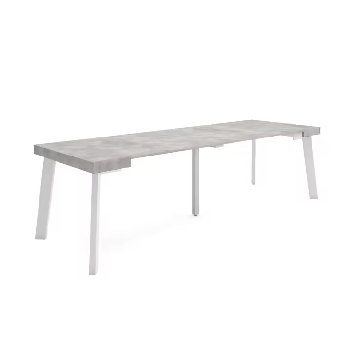 Skraut Home - Mesa Consola Extensible - Mesa Auxiliar - Tapa - 58/262x90x73cm - Práctica y Versátil - Estilo Moderno - Fácil Montaje - 1