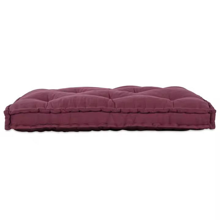 Cojín de sofá de palet vidaXL Rojo Tela - 1
