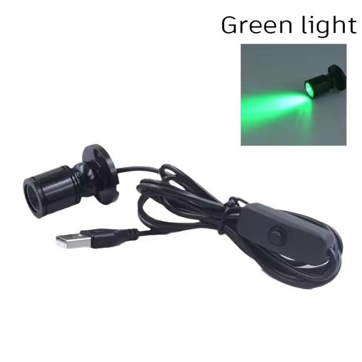 Proyectora LED USB 3W DC5V Para Joyería Armario Exhibición Countertop Luz Spot Mini Montaje En Superficie Techo Con Interruptor - 1