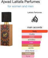 AJWAD Arabian Eau de Parfum Unisex 100 ml – Perfume oriental con notas de bergamota, jazmín, rosa, canela y vainilla - details 1