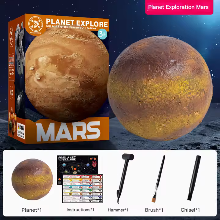 Kit de excavación del universo Big Exploration: Explora Los Planetas con el kit de excavación | Kits de excavación de Gemas y juguetes Educativos para niños y niños - 1