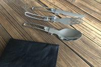 Cuchara De Acero Inoxidable Plegable Para Camping Y Cocina Al Aire Libre Ultra-Ligera Con Forks Y Cucharas 1-10PCS - details 12