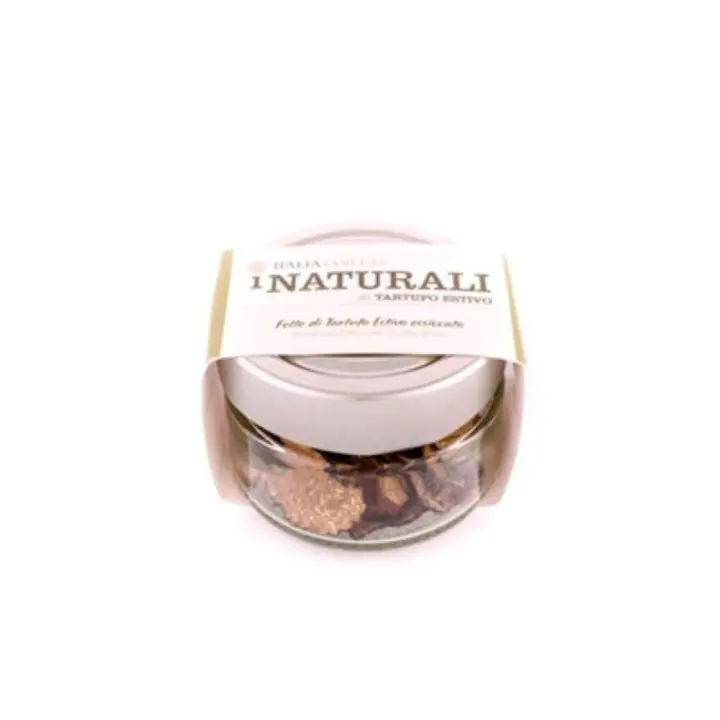 Rebanadas de Trufa de Verano Seca Italia Tartufi - Aroma y Sabor Fresco Todo el Año - 100% Natural - Ideal para Platos de Carne, Pescado y Huevos - Maridaje Perfecto con Pasta Artesanal - 5g - 1