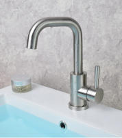 Grifo De Baño De Acero Inoxidable 304 Mezclador De Agua Caliente Y Fría Con Rotación De 360 Grados Monohandle Moderno - details 8