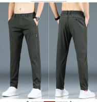 Pantalones Casuales Para Hombre Mingyu Verano Cintura Media Ajustados Elasticidad Negro Verde Gris Ligero Talla 28-38 - details 10