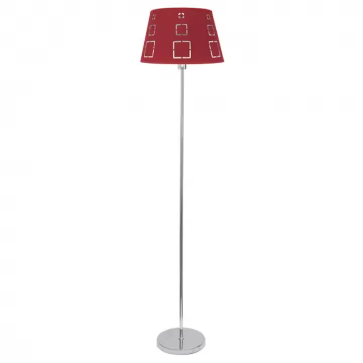 Lámpara de Pie FABRILAMP Celaya Rojo | Diseño Moderno - 1
