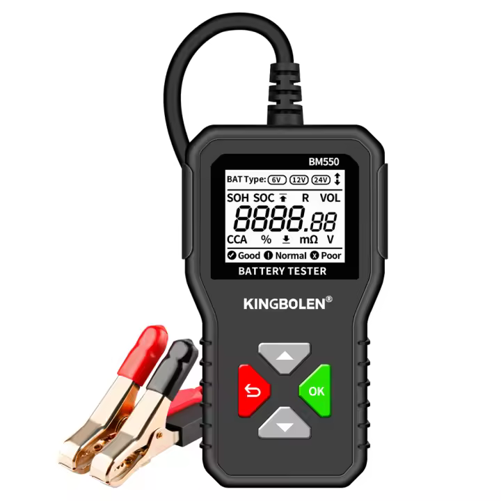 BM550 Analizador De Batería Para Coche 6V 12V 24V Detecta Sistema De Batería Herramienta De Diagnóstico Para Baterías De Auto - 1