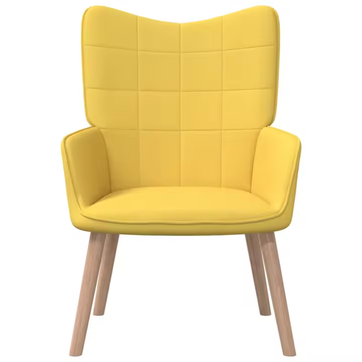 vidaXL Sillón de relax de tela Gris claro, Gris oscuro, Crema Sillon Dormitorio Sillon Comodos Silla Relax Sillón Sofá - 1