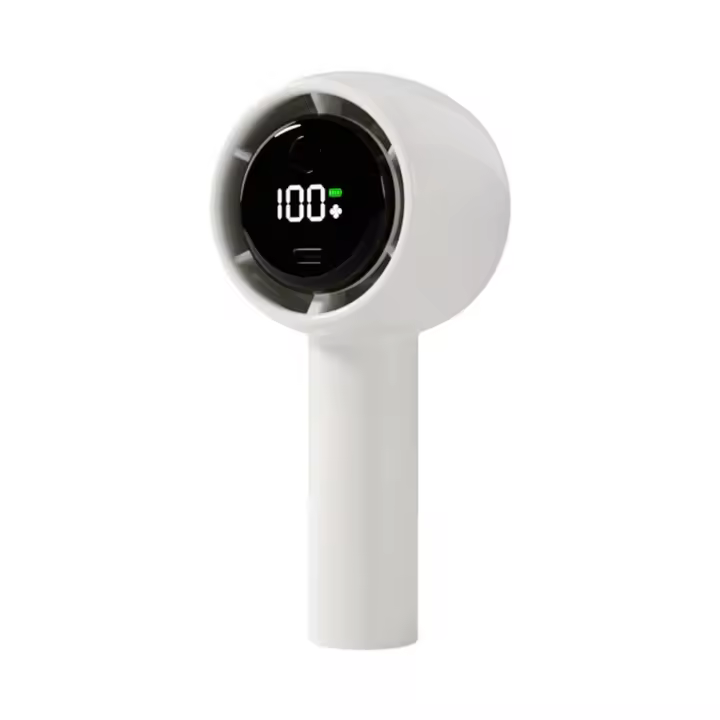 Ventilador de Ma 2025 - Mini Ventilador Portátil with Pantalla Digital, Adjustables y Type-C, Enfriamiento rápido para Estudiantes/Oficina, Diseño Ultra Silencioso y Seguro - 1