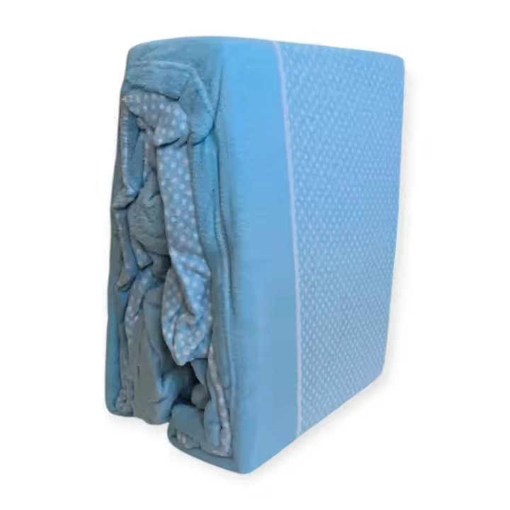 Mercatienda.es Sábanas Coralina Tacto Sedalina Invierno 150cm (2 Almohadas) - Doble Perchado 200grs - Eria Celeste - 1