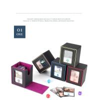 Nueva Caja De Almacenamiento De Tarjetas De Juego 100+ En Cuero PU De Alta Calidad Contenedor Ecológico Para Colección De Tarjetas De Windows - details 6